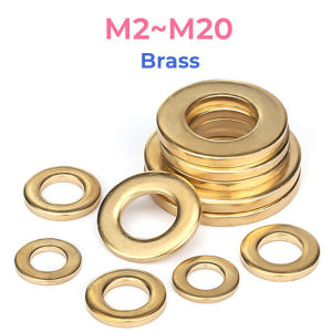 GB97 Copper Flat Washer Solid Brass Plain Gasket Pad M2 M2.5 M3 M4 M5 M6 M8 M10 M12 M14 M16 M18 M20