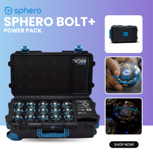 Sphero BOLT+ Power Pack 15 Robots Beginner to Advanced Programming STEM Learning and Coding Toy