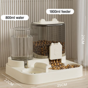 Automatic Pet Feeders Automatic Dog Cat Bowl Pet Dog Cat Food Water Dispenser Drinking Gravity