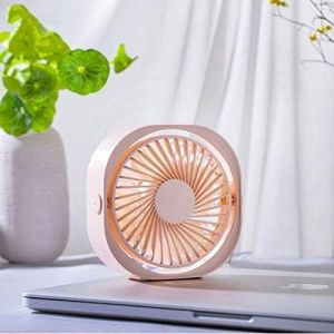Xiaomi 3Life 312 Portable Mini Desk Fan for Bedroom Bedside Table 3 Speed Adjustable Rotating Non Slip Fast Cooling Rechargeable Desktop Wireless Fan for Indoor Outdoor Work Room Student Home Office Dormitory Work Travel Valentines Gift  VMI Direct