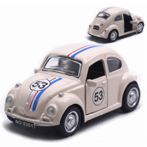 LEO 1:43 Porsche AE86 Beetle Car Diecast Model Toy Cars for Boys Toys Car For Kids Gift For Birthday