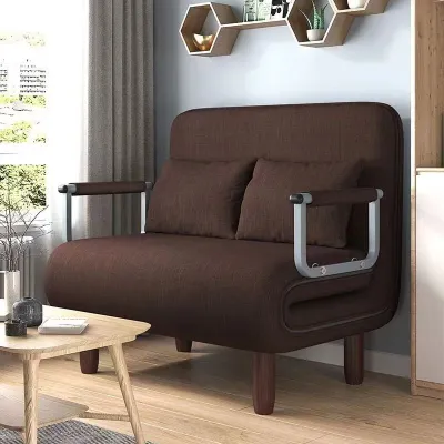 Dual Purpose Folding Sofa Bed Multi-Function Living Room Sofas Noon Break Lazy People Save Space Single Person Furniture