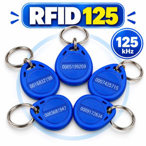 Combo 5C Thẻ Từ dạng móc khóa RFID Tần Số 125 - Loại có ID sẵn