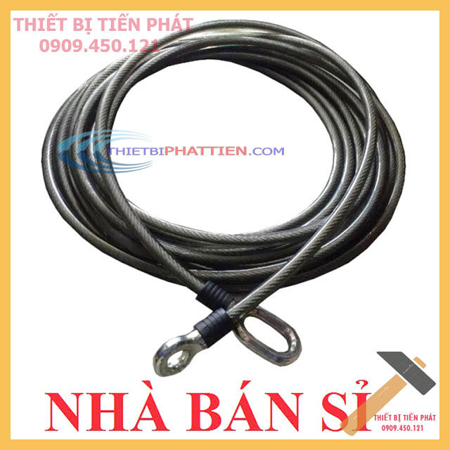 [HCM]Dây Cáp Khóa Xe MARSONE Thép Cao Cấp Có Bọc Nhựa Bảo Vệ Phi 12mm ...