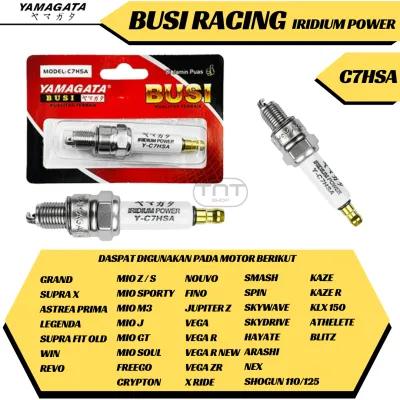 Busi Iridium Mio lama Supra Grand mio sporty Vega jupiter KLX Kaze smash Mio m3 C7HSA YAMAGATA