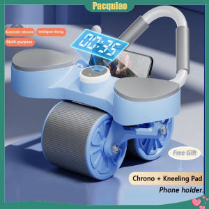 Abdominal Roller Abdominal Wheel Automatic Rebound Exercise Abdominal Muscle Core Roller Wheel Triangular Structure Exercise Body Wheel With Elbow Support For Gym