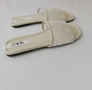 Brand Rasa Lokal - Sandal Teplek - Small Size & Big Size - ZR Dot Teplek - SANDAL BIG SIZE - Sandal Big Size Wanita - Sendal Dewasa Perempuan