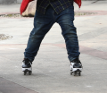 Roller Kicker Skate Shoes Retractable Wheels Skating Shoes Skates. 
