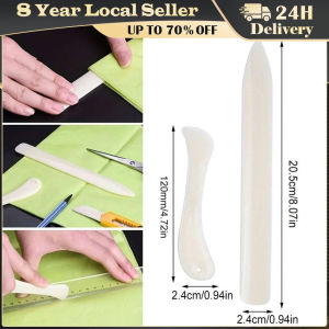2Pcs Origami Knife Paper Craft Tool Letter Opener Folder Curved Bone Supplies for Card Manual Folding Tools