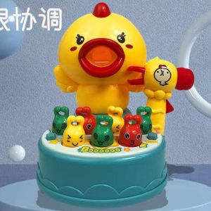 [TM77]MAINAN ANAK PUKUL TIKUS KOMBINASI MENYUAP BURUNG MAKAN / WHACK A MOLE WITH CHICK WORM FEEDING