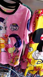 ชุดเด็กหญิง Labubu. cry baby. Care Bear  ลายการ์ตูนเจ้าหญิง ยูนิคอร์น (5-8ขวบ)