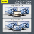 Baseus USB C Hub Loại C Để HDMI Tương Thích Rj45 đầu đọc SD Pd 100W Sạc USB 3.0 USB-C HUB cho MacBook Pro trạm dock Splitter. 
