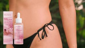 OceAura Esensi Peningkat Warna Kulit Esensi Kulit Wajah Menutrisi dan Mencerahkan untuk Perawatan Kulit Hitam