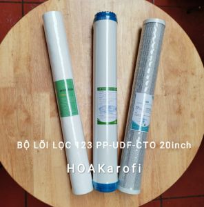 Bộ Lõi Lọc Đầu Nguồn 20 inch 1 2 3