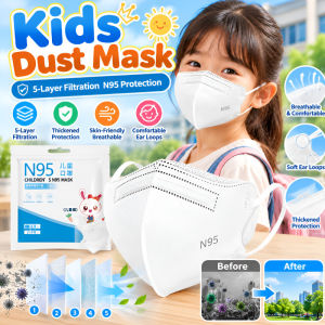 Kids Disposable Face Mask Children Dust Mask Breathable Lightweight Comfortable Soft Daily Outdoor Use