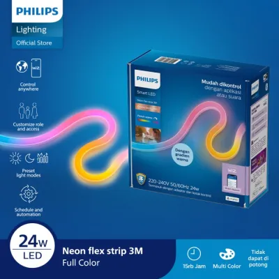 Philips Lampu Smart LED Neon Flex Strip 3M Tunable Color
