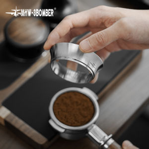 MHW-3BOMBER Espresso Coffee Dosing Funnel Compatible 51/53/54/58mm Portafilter Stainless Steel Coffee Dosing Ring Barista Tools2026