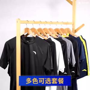 安踏（ANTA） 运动套装男装服饰2023春夏季男士T恤跑步服束脚裤休闲运动服男