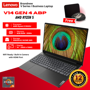 B/N Lenovo V14 / V15 Gen 4 Laptop - Intel Core i5 13th Gen / AMD Ryzen 5 | 8GB RAM | 256GB SSD - 512GB SSD | 14" - 15.6" FHD