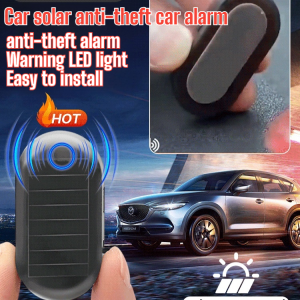 Car solar anti-theft car alarm LED Light Strobe Signal Lights Security System Warning Flash Blinking Lamp