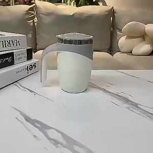 380ml Automatic Self Stirring Magnetized Mug Coffee Cup Electric Stainless Steel Home Office Kitchen Mixer Cup Battery