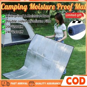 Waterproof Ground Mat Camping Double Sided Aluminium Foil Outdoor Hiking Beach Picnic Mats Sleeping