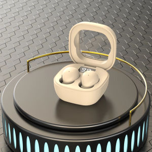 Kebidumei Invisible Wireless Earphones Sleep Bluetooth5.3 Earphones TWS  In-Ear HiFi Stereo Noise Cancelling Small Mini Hidden Headphones for Work Sleep Music