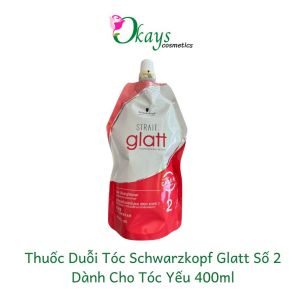 Schwarzkopf OK333 thuốc uốn duỗi tóc glatt thái lan phù hợp cho từng loại tóc khác nhau 400ml