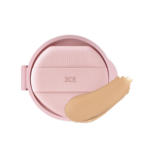 3CE Fitting Mesh Cover Cushion Foundation Color Perfecting Skin Tone Up Hyaluronic Acid Panthenol SPF40++ Coverage Matte