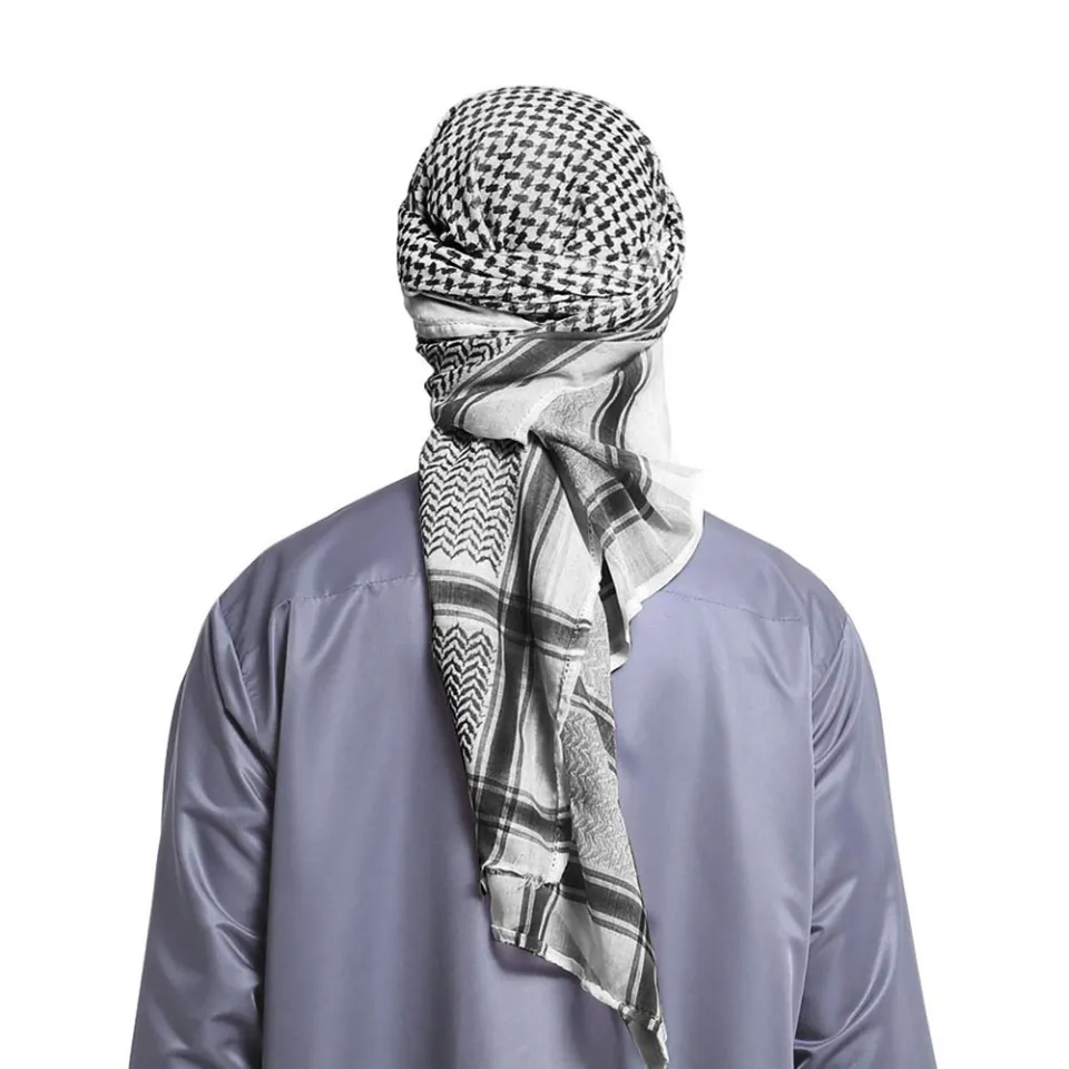 🔥🔥【COD+IN STOCK】Ramadan Pray Caps Multifunction Headwrap Square Neck Wrap  Islamic Traditional Costumes Muslim Shemagh Scarf Palestine Bandana Arab  Kafiya Keffiyeh Arabic Turban Hijab