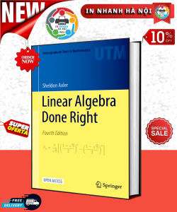 Linear Algebra Done Right Third Edition 4E - in nhanh ha noi