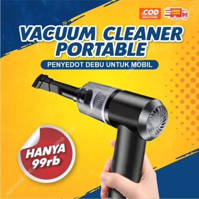 Vacuum Cleaner Penyedot Debu Mobil Portable Daya Hisap Kuat Tanpa Kabel