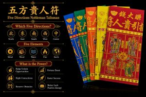 5-in-1 Nobleman Paper Blessed by the God of Wealth 财神加持贵人纸 (五合一)