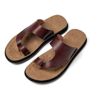 QBELY รองเท้าแตะสไตล์ฤดูร้อนใหม่สำหรับผู้ชายที่มีพื้นรองเท้านิ่มรองเท้าแตะและชายหาดกลางแจ้งลำลองอเนกประสงค์