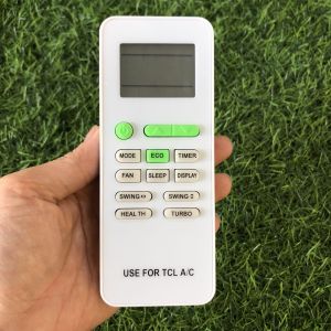 Điều khiển điều hoà TCL CÓ 3 NÚT XANH - Remote máy lạnh TCL loại mới có 3 nút xanh - ĐẦU BẤM Điều khiển điều hoà TCL - Remote máy lạnh TCL loại mới có 3 nút xanh - TẶNG KÈM PIN