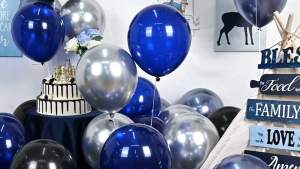 Elevate Your Celebrations with Blue & Black Balloons