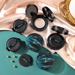 （Buy 1 Take 1）Original Waterproof Sunisa Natural Brightening Beauty Make-Up Mushroom Head Air Cushion Bb Cream Long Lasting Foundation Oil Control Moisturizing Liquid Foundation Air Cushion Mushroom Head Cc Cream Whitening Concealer Oil Control Moistu