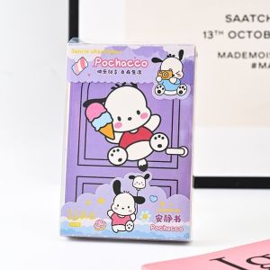 SANRIO สติกเกอร์ ลายการ์ตูนอนิเมะ Hello Kitty Pochacco My Melody น่ารัก เสียงเงียบ ของเล่นสําหรับเด็ก