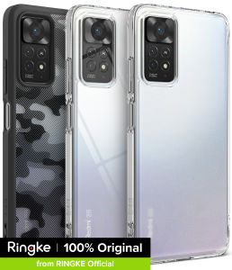 Ringke [FUSION] for Xiaomi Redmi Note 11 Pro / 11 Pro 5G / 11E Pro Case Hard Clear PC Back [Military Drop Defense] Lightweight Transparent TPU Bumper Cover with Wrist Strap
