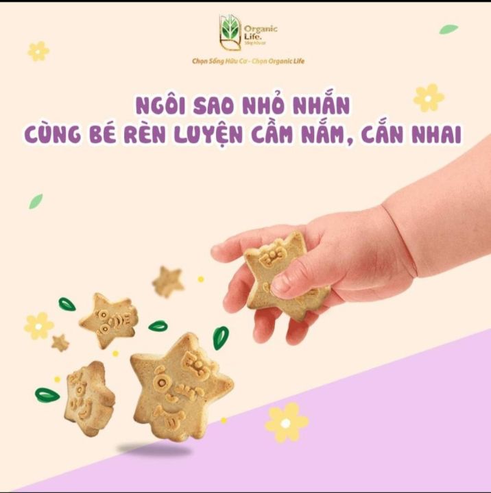 Bánh qui Táo cà rốt/ Bánh qui Hạt kê hữu cơ cho bé Sottolestelle 120g ...