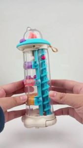 Flying Saucer Launch Tower Space Ball Sorting Toy for Kids Colorful Tower Game Toddlers Children
