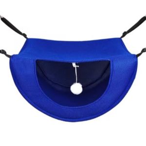 OUTOPEN Mesh Cat Cage Hammock Adjustable Lanyard Breathable Kitten Swing Bed Anti-Scratching Cozy Pet Cage Kitten