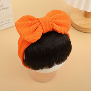 Kids Cute Hair Wig Ribbon HairBand Wig Hair Clip Kids Baby Wig