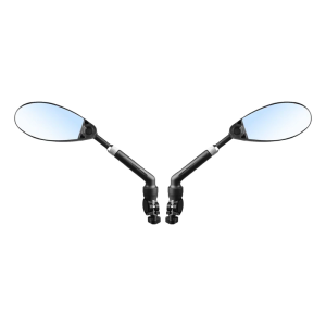 2Pcs Extendable Wide Angles Cycling Handlebars Safety Rearview Spots Mirror 360 Rotating Bike Rearview Mirror Enduring