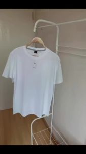 เสื้อยืด แขนสั้นสีพื้นผ้า Cotton 100 % ไม่หด ไม่ย้วย