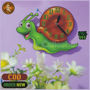 Jam Dinding Aesthetic Karakter Siput