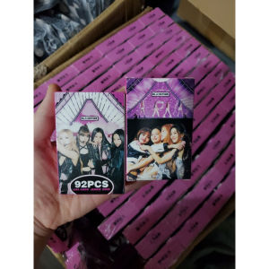 Hộp Photocard BLACKPINK In 2 Mặt Bo Góc 92 Chi Tiết (60 Lomocard + 32 Sticker)
