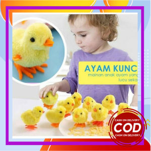 Mainan Anak Ayam Patok Jalan - Anak Ayam Kunci Lompat Jumping Chicken Mainan Anak Ayam Berjalan