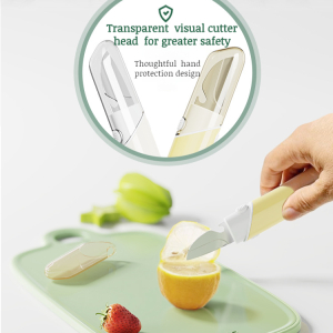 Household 5in1 folding portable knife paring knife peeling knife peeling small folding fruit knife