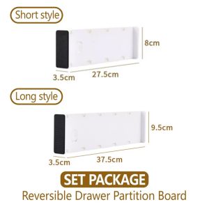UNIDO Adjustable Drawer Partition Board Retractable Drawer Expandable Drawer Organizer Partition Board 抽屉收纳分隔板